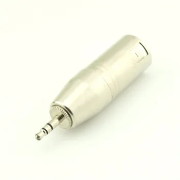 1 шт.Адаптер XLR с 3-контактным разъемом для 3,5 мм стереофонического микрофона с разъемом для микрофона/усилителя